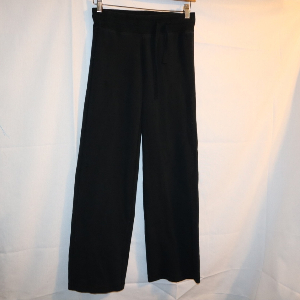 Y2K Lululemon  Black  Drawstring Flare Pant Size Small - Picture 3 of 13
